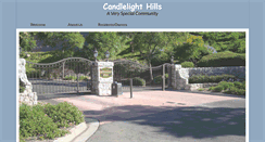 Desktop Screenshot of candlelight-hills.org