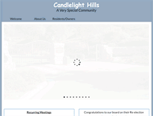 Tablet Screenshot of candlelight-hills.org